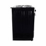 Refurbished electriQ 50cm Electric Cooker with Sealed Plate Hob - Black
