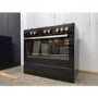 GRADE A3 - electriQ 90cm Gas Single Oven Range Cooker - Black