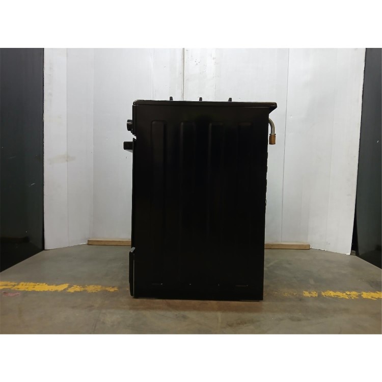 GRADE A3 - electriQ 90cm Gas Single Oven Range Cooker - Black