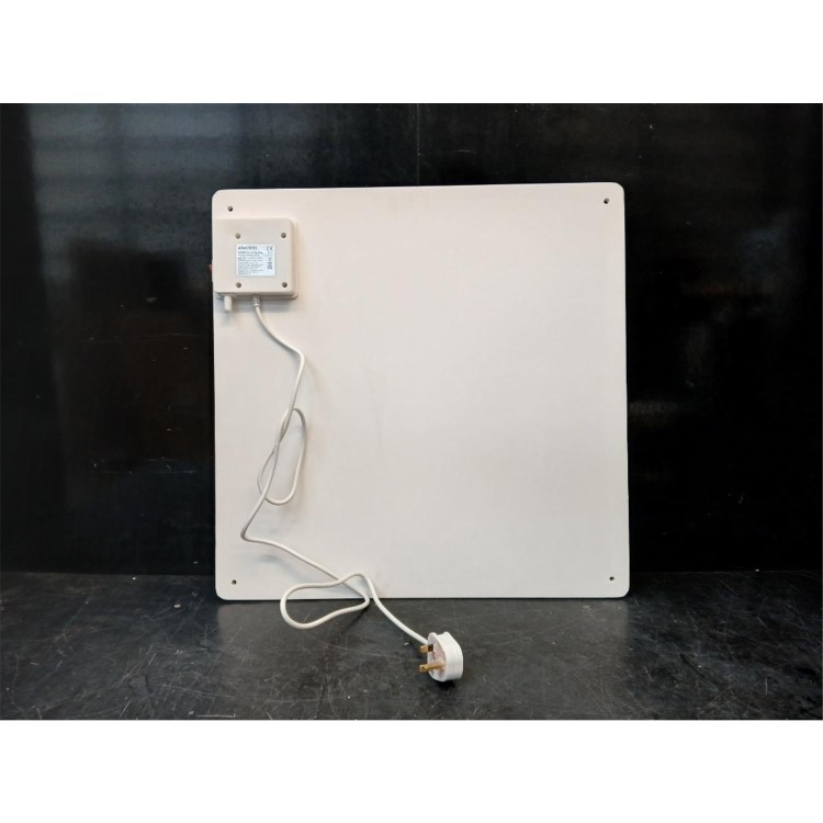 GRADE A3 - electriQ 425W Paintable Smart Infrared Heater Wall Mounted & Low Energy  - 600 x 600mm