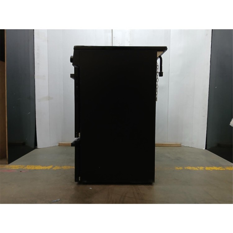 GRADE A2 - electriQ 100cm Dual Fuel Range Cooker - Black
