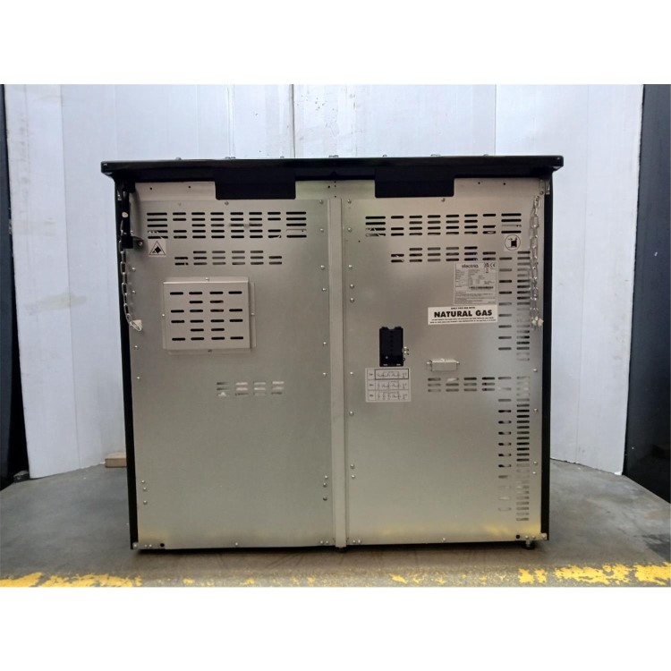 GRADE A3 - electriQ 100cm Dual Fuel Range Cooker - Stainless Steel