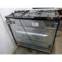 GRADE A2 - electriQ 90cm Gas Single Oven Range Cooker - Black