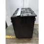 GRADE A2 - electriQ 90cm Gas Single Oven Range Cooker - Black