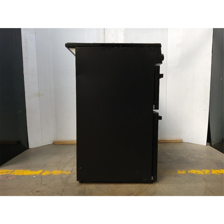GRADE A3 - electriQ 100cm Dual Fuel Range Cooker - Black