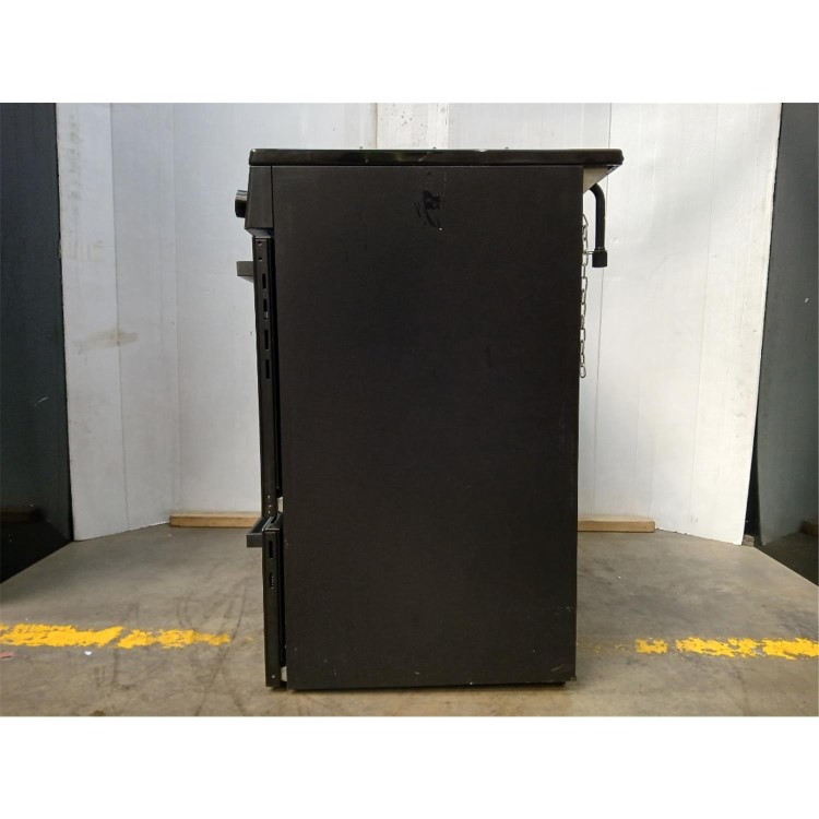 GRADE A3 - electriQ 100cm Dual Fuel Range Cooker - Black