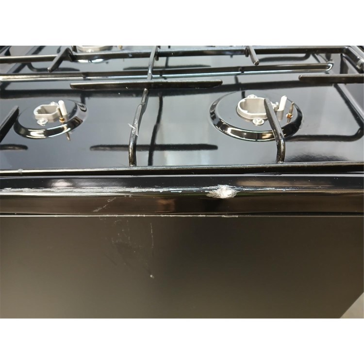 GRADE A3 - electriQ 100cm Dual Fuel Range Cooker - Black