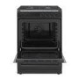 GRADE A2 - electriQ 60cm Dual Fuel Cooker - Black