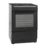 GRADE A2 - electriQ 60cm Dual Fuel Cooker - Black