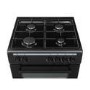 GRADE A2 - electriQ 60cm Dual Fuel Cooker - Black