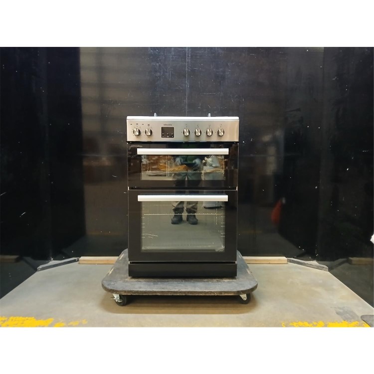 Refurbished electriQ 60cm Dual Fuel Cooker - Stainless Steel
