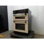 GRADE A2 - electriQ 60cm Double Oven Electric Cooker - Cream