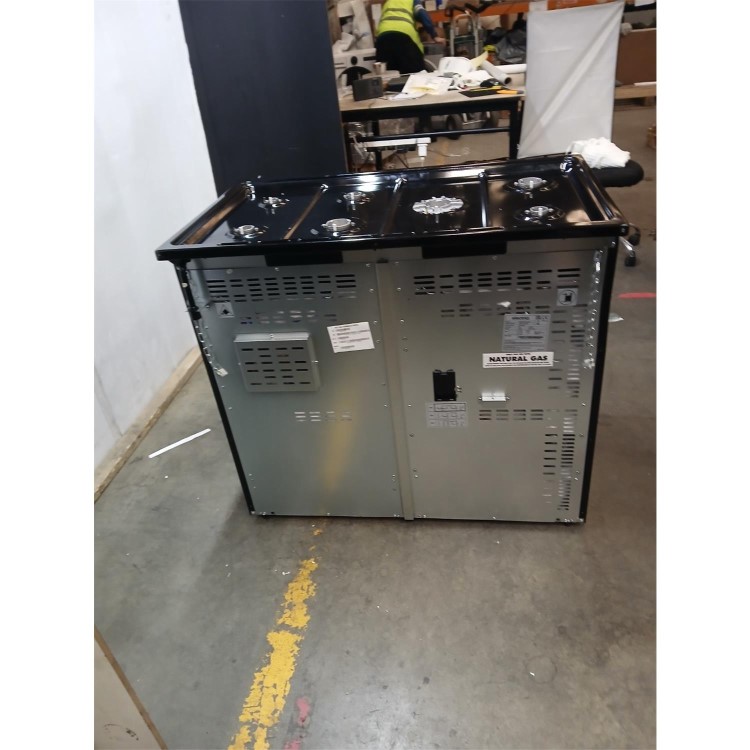 GRADE A2 - electriQ 100cm Dual Fuel Range Cooker - Stainless Steel
