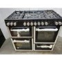 GRADE A2 - electriQ 100cm Dual Fuel Range Cooker - Stainless Steel