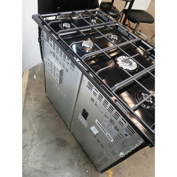 GRADE A2 - electriQ 100cm Dual Fuel Range Cooker - Stainless Steel