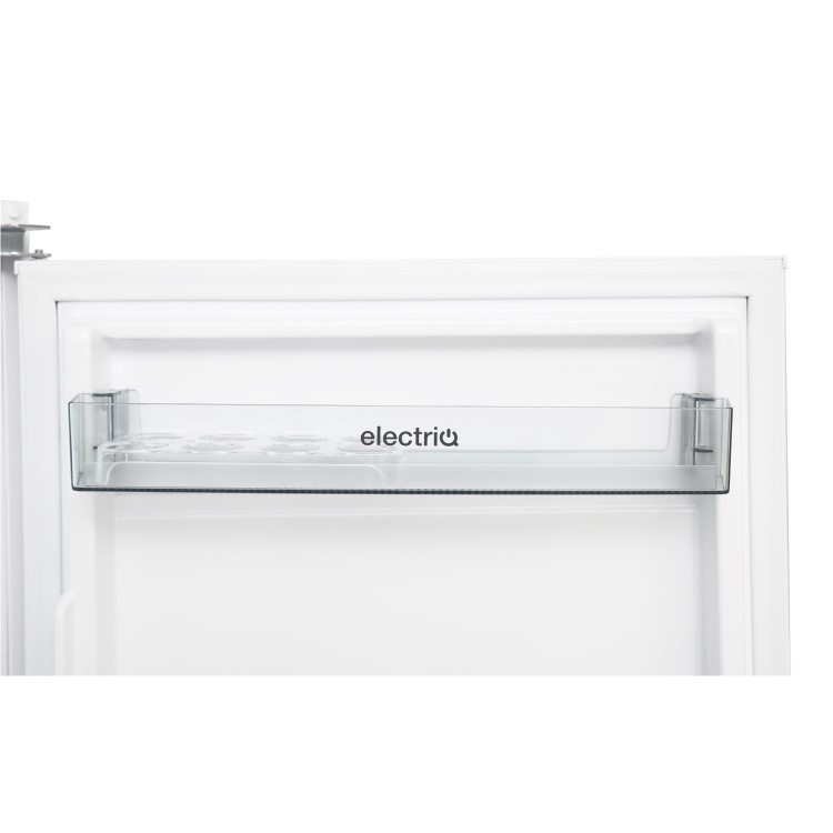 electriQ 193 Litre 123cm Integrated In-Column Larder Fridge with Sliding Door Hinge