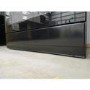 GRADE A2 - electriQ 90cm Gas Single Oven Range Cooker - Black