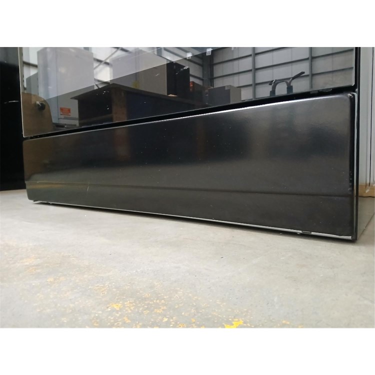 GRADE A2 - electriQ 90cm Gas Single Oven Range Cooker - Black