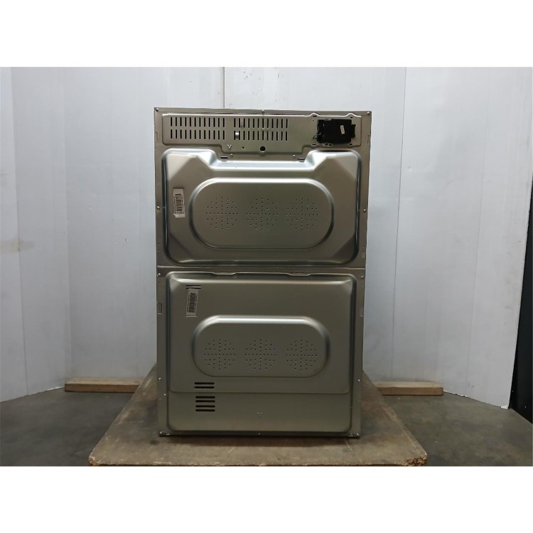 GRADE A2 - electriQ Built-In Electric Double Oven - Stainless Steel