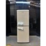 GRADE A2 - electriQ 153 Litre 60/40 Retro Freestanding Fridge Freezer - Cream Total No Frost