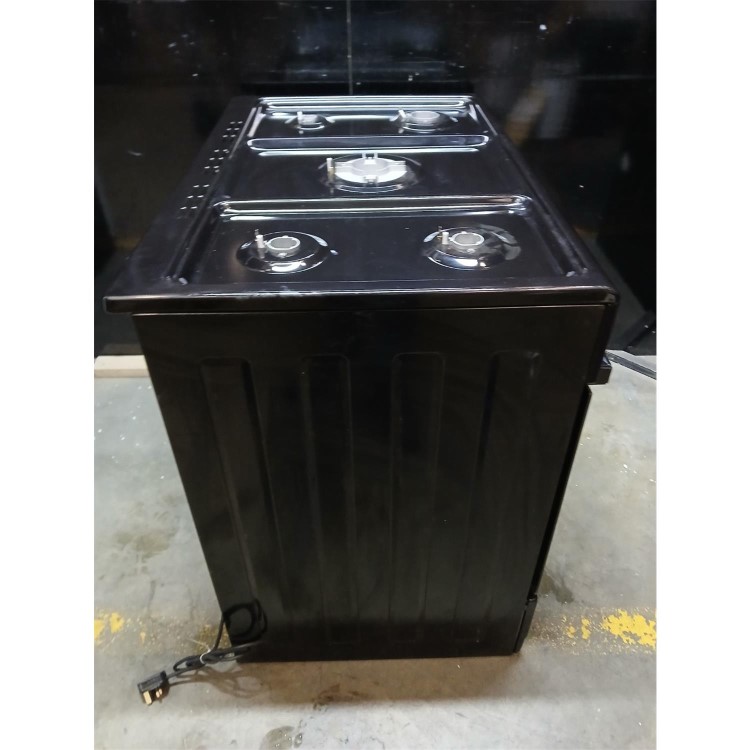Refurbished electriQ 90cm Gas Range Cooker Black