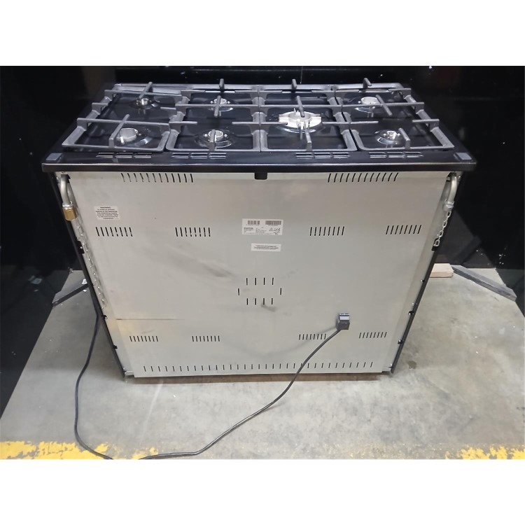 Refurbished 100cm Quad Cavity Gas Range Cooker Black