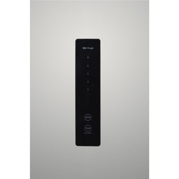 electriQ 282 Litre Fridge Freezer - Total No Frost in Stainless Steel