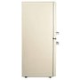 electriQ 153 Litre 60/40 Retro Freestanding Fridge Freezer - Cream Total No Frost