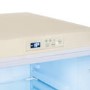 electriQ 153 Litre 60/40 Retro Freestanding Fridge Freezer - Cream Total No Frost