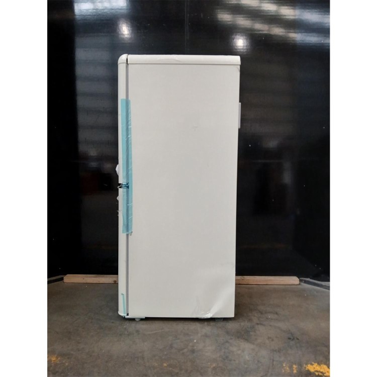 Refurbished electriQ 153 Litre 60/40 Retro Freestanding Fridge Freezer - Cream Total No Frost