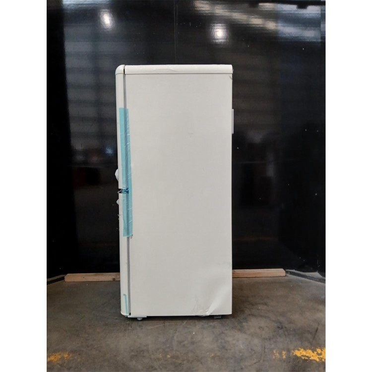 Refurbished electriQ 153 Litre 60/40 Retro Freestanding Fridge Freezer - Cream Total No Frost