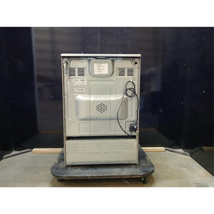 Refurbished electriQ 60cm Dual Fuel Single Oven Cooker - Stainless Steel