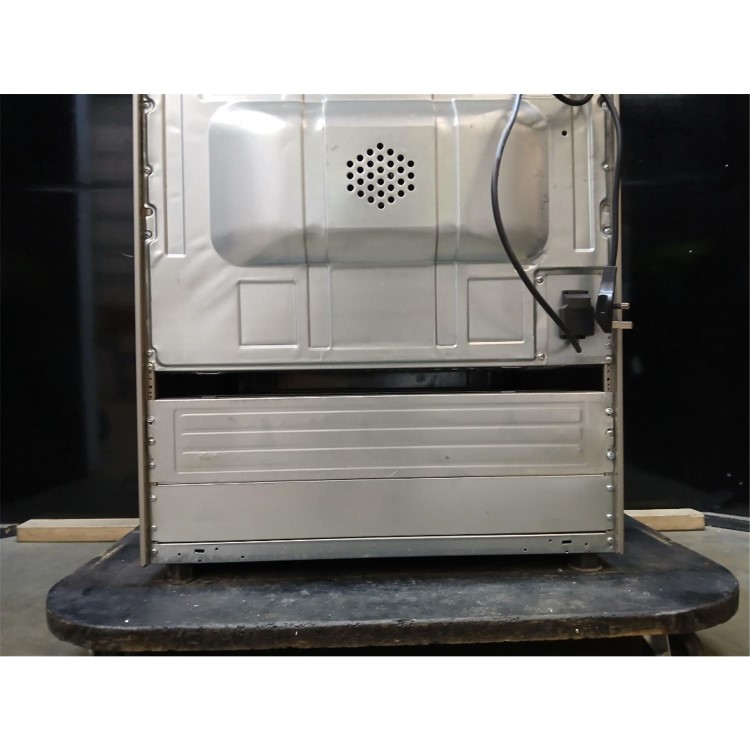 Refurbished electriQ 60cm Dual Fuel Single Oven Cooker - Stainless Steel