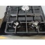 Refurbished electriQ 90cm Gas Range Cooker Black