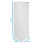 electriQ 294 Litre 177cm Integrated In Column Fridge with Sliding Door Hinge