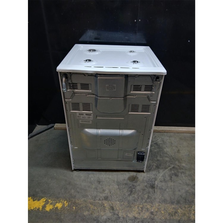 Refurbished electriQ 60cm Dual Fuel Cooker with Double Oven White