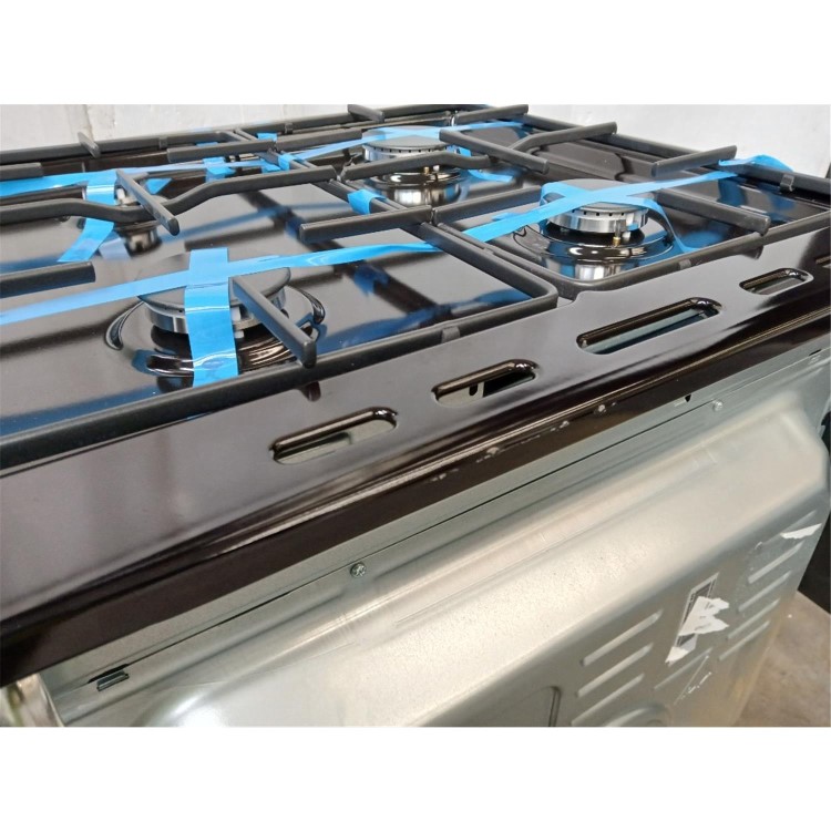 GRADE A2 - electriQ 60cm Dual Fuel Cooker - Black