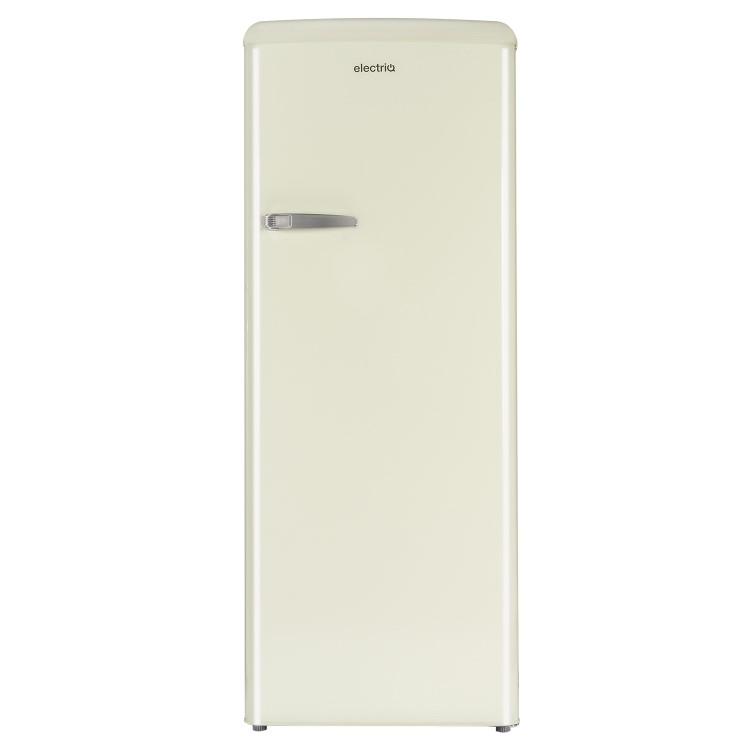 Refurbished electriQ 194 Litre Freestanding Fridge  - Cream