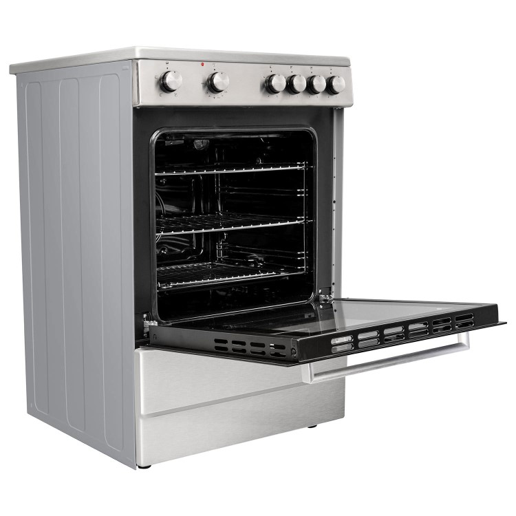 electriQ 60cm Electric Cooker - Stainless Steel
