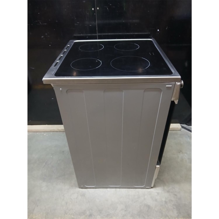 Refurbished electriQ 60cm Ceramic Single Cavity Cooker - Stainless Steel