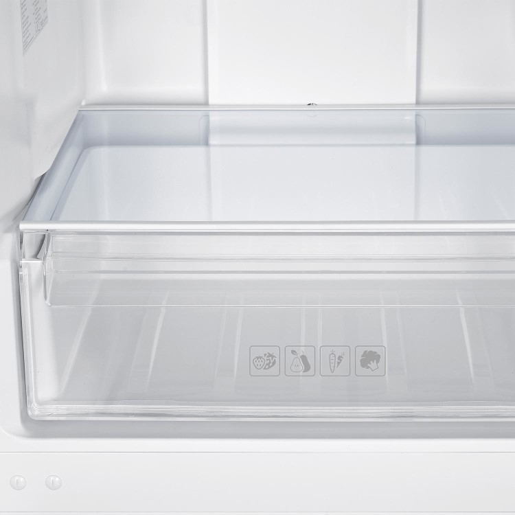 electriQ 291 Litre 60/40 Freestanding Fridge Freezer - Total No Frost in Stainless Steel