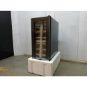 eiQ30WINEPREM electriQ 18 Bottle Capacity 30cm Freestanding Under Counter Wine Cooler - Premium Dark Stainless Steel