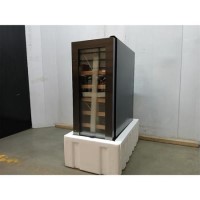 electriQ 18 Bottle Capacity 30cm Freestanding Under Counter Wine Cooler - Premium Dark Stainless Steel
