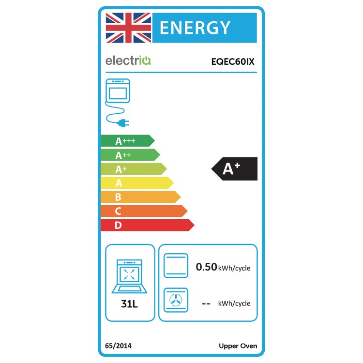electriQ 60cm Electric Induction Cooker - Stainless Steel