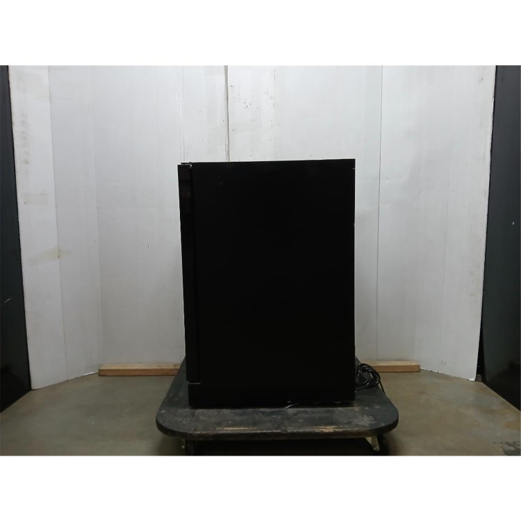 Refurbished electriQ Double Door Dual Zone Wine and Drinks Cooler - Black Glass
