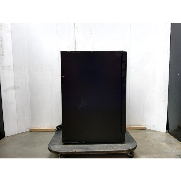 Refurbished electriQ Double Door Dual Zone Wine and Drinks Cooler - Black Glass