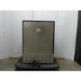 Refurbished electriQ Double Door Dual Zone Wine and Drinks Cooler - Black Glass
