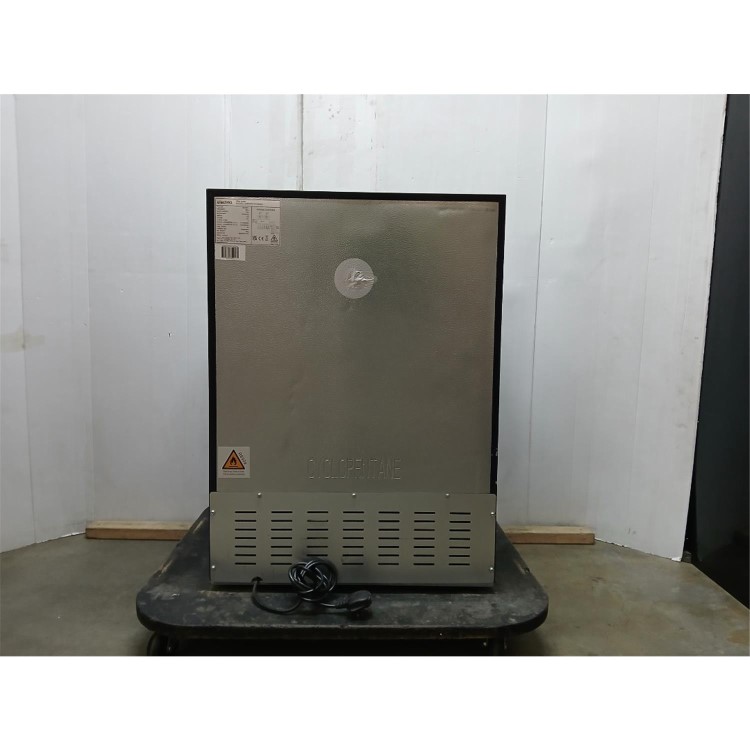 Refurbished electriQ Double Door Dual Zone Wine and Drinks Cooler - Black Glass