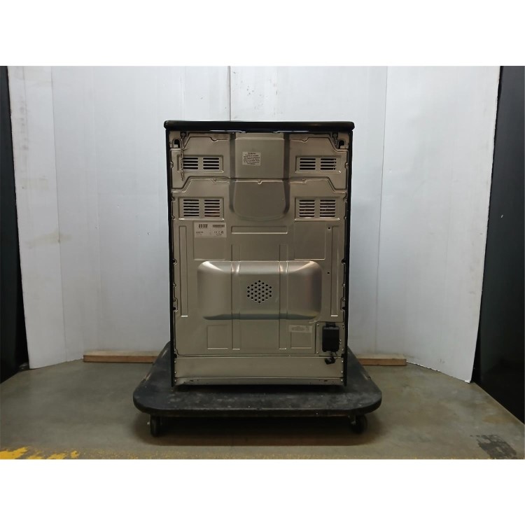 Refurbished electriQ 60cm Double Oven Electric Cooker - Cream