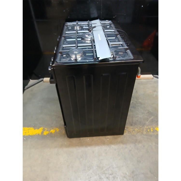 Refurbished electriQ 90cm Gas Range Cooker Black